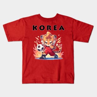 Korea Football Soccer Kids T-Shirt